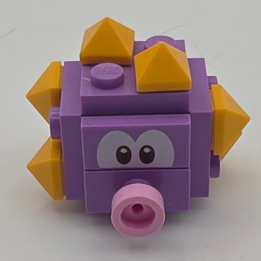 LEGO Super Mario Spiny Cheep Cheep Mini Figure Purple Excellent